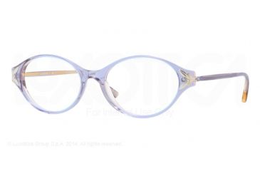 Image of Luxottica LU4336B Eyeglass Frames C352-53 - Sky Blu On Violet Frame