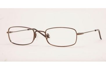 Image of Luxottica LU6530 SV Prescription Eyeglasses Brown Frame w/ 51 mm Diameter Lenses, 3004-5119