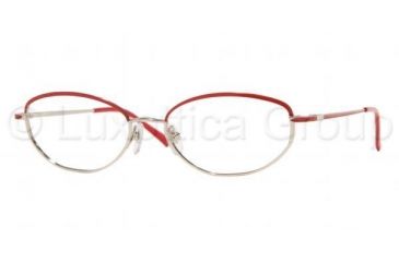 Image of Luxottica Titanium LC1386T Bifocal Eyeglasses Palladium w/ Ciliary Red Frame / 53 mm Prescription Lenses, 4083-5317