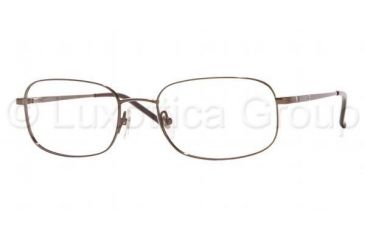 Image of Luxottica Titanium LC 1388T Eyeglasses Styles Dark Brown Frame w/Non-Rx 52 mm Diameter Lenses, 4060-5219