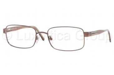 Image of Luxottica Titanium LC 1408T Eyeglasses Styles Dark Brown Frame w/Non-Rx 55 mm Diameter Lenses, 4056-5519, Luxottica Titanium LC 1408T Eyeglasses Styles Dark Brown Frame w/Non-Rx 55 mm Diameter Lenses
