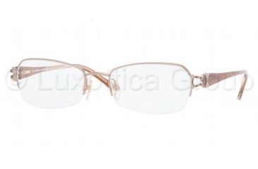 Image of Luxottica Titanium Eyeglasses LC1413T with No-Line Progressive Rx Prescription Lenses, Select Frame Color / Lens Diameter Light Copper Frame / 51 mm Prescription Lenses