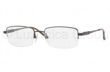 Image of Luxottica Titanium LC1422T Progressive Eyeglasses, Black Cocoa Demo Lens Frame / 51 mm Prescription Lenses, 4099-5118