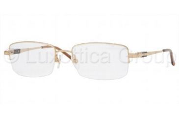 Image of Luxottica Titanium LC1422T Progressive Eyeglasses, Gold Demo Lens Frame / 51 mm Prescription Lenses, 00GP-5118