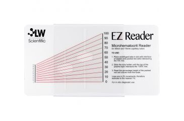 Image of LW Scientific EZ Reader Slider Card for ZIP Combo and other Hematocrit Centrifuge Models, ZCP-EZRD-HEM7
