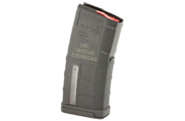 Image of LWRCI PMAG LWRC SIX8 Detachable Rifle Magazine, 6.8mm Rem SPC, 20 Round, Black, 1 Pack, Polymer, 2000123A01-20RD