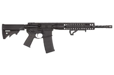 Image of LWRCI DI Direct Impingement Semi-Auto Rifle, 223 Rem/5.56 NATO, 16.1in Barrel, 1-7, No Sights, Synthetic Black Stock, Black, 30RD, ICDIR5B16-FRRMPG