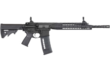 Image of LWRCI SIX8-A5 Semi-Auto Rifle, 6.8mm Remington SPC, 16.1in Barrel, 1-10, Synthetic Black Stock, Black, 30RD, SIX8A5RB16-FRRMPG