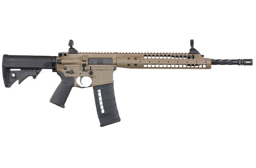 Image of LWRCI SIX8-A5 Semi-Auto Rifle, 6.8mm Remington SPC, 16.1in Barrel, 1-10, Synthetic Black Stock, FDE, 30RD, SIX8A5RCK16-FRRMPG