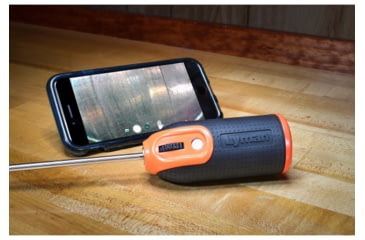 Image of Lyman Borecamtm Pro Wireless Borescope w/App, 24 in, Orange/Black, 04059