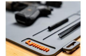 Image of Lyman Essential Armorers Mat - Flat w/ Hang Tag, Grey, 04074