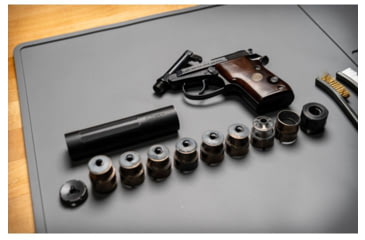 Image of Lyman Essential Armorers Mat - Flat w/ Hang Tag, Grey, 04074