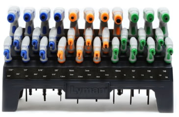 Image of Lyman Heritage Tools - 30 Piece T-handle Driver Set, Grey/Black, 7031263