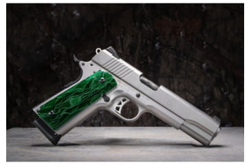 Image of Lyman Pachmayr Alume Series 1911 Grip by Raffir, Emerald Rush, 62071