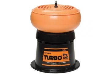 Image of Lyman Pro 1200 Turbo Tumbler w/ Sifter &amp; 2# of Media, Orange/Black, 7631686
