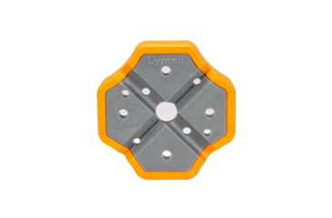 Image of Lyman X-Block Gunsmith Bench Block, Grey/Orange, 04079