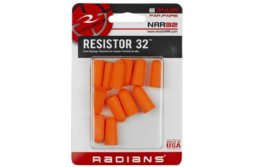 Image of Lynx Defense Radians Resistor 32 Disposable Foam Earplugs 6 Pair, 5E0DF77ACH