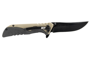 Image of M&amp;P M2.0 Ultra Glide Folding Knife, 3.5in, 8Cr13MoV Steel Blade, 4.5in, Rubber Handle, OD Green, 1100042