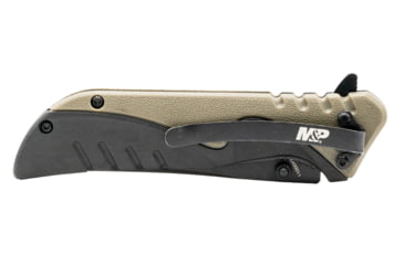 Image of M&amp;P M2.0 Ultra Glide Folding Knife, 3.5in, 8Cr13MoV Steel Blade, 4.5in, Rubber Handle, OD Green, 1100042