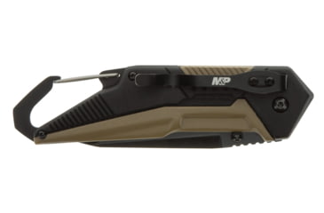 Image of M&amp;P Repo Spring Assist Folding Knife, 3.5in, 8Cr13MoV Stainless Steel Blade, 4.8in, Rubberized Aluminum Handle, 1122579