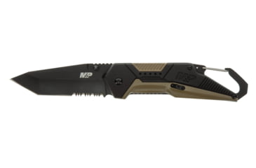 Image of M&amp;P Repo Spring Assist Folding Knife, 3.5in, 8Cr13MoV Stainless Steel Blade, 4.8in, Rubberized Aluminum Handle, 1122579