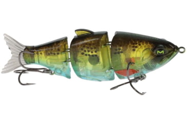 Image of MACH Baits MachShad 90 Swimbait, Slow Sinking Jointed Swimbait, Ghost Perch, 7/16oz, HCMBMS-920, HCMBMS-920
