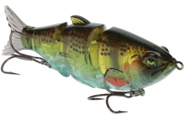 Image of MACH Baits MachShad 90 Swimbait, Slow Sinking Jointed Swimbait, Ghost Perch, 7/16oz, HCMBMS-920, HCMBMS-920