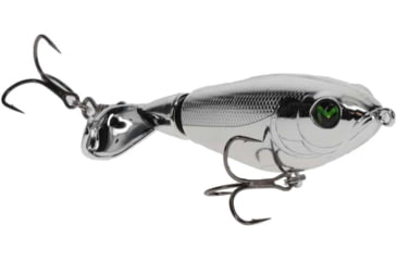 Image of MACH Baits Patroller 90 Fishing Lure, Topwater Propeller Bait, Chrome, 1/2oz, HCMBPT90-400, HCMBPT90-400