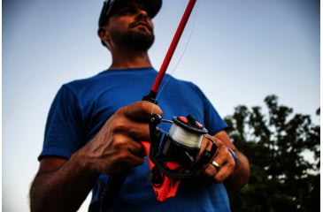 Image of Lew’s MACH Smash Spinning Reel &amp; Rod Combo, 7ft 2in, 1-PC Rod, SZ 300 Reel, MHS3072MHS