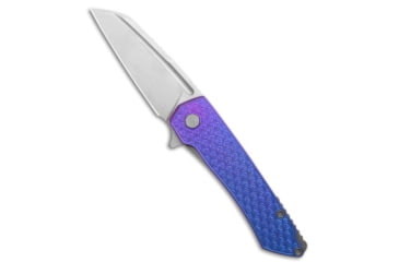 Image of Machinewise MachineWise Mojave Flipper Knife Midnight Fade Stars Ti 3.50" SW S90V, Blue/Purple, CPM S90V, adult, BHQ-233385