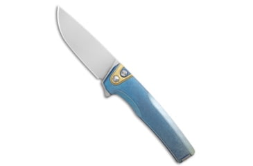 Image of Machinewise MachineWise Sonora Button Lock Knife Ice Blue Fade Smooth Ti 3.4" SW S90V, Blue, CPM S90V, adult, BHQ-233362