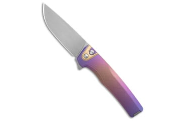 Image of Machinewise MachineWise Sonora Button Lock Knife Sunset Fade Titanium 3.4" SW S90V, Purple/Pink/Gold, S90V, adult, BHQ-224980