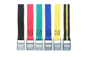 Image of NRS 1 Color Coded Tie-Down Straps-Green-6 Ft