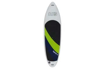 Image of NRS Baron 4 Inflatable SUP Board-Gray/Green/Blue