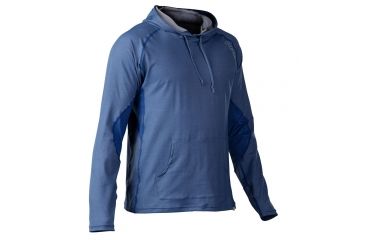 Image of NRS H2Core Lightweight Hoodie-Nautical Blue Heather-Large