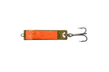 Image of Mack's Lure Cripplure Freshwater Spoon, 1/4oz, Brass/Crushed Fire, 40208