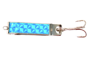 Image of Mack's Lure Cripplure Freshwater Spoon, 1/4oz, Nickle/Blue Prism, 40201