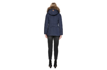 Image of Mackage Adali Fitted Winter Down Coat With Fur Hood - Womens, Ink, Extra Small ADALI-INK-XS