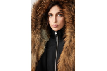 Image of Mackage Akiva Waterproof Down Coat w/ Fur Hood, Black / Natural Fur, Large, Akiva-R-Black-L