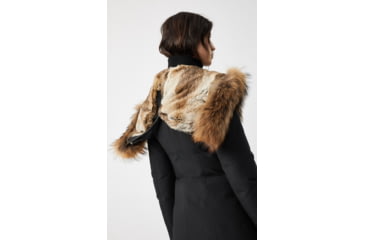 Image of Mackage Akiva Waterproof Down Coat w/ Fur Hood, Black / Natural Fur, Large, Akiva-R-Black-L