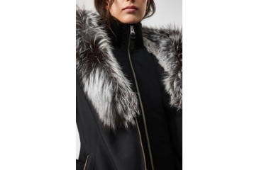 Image of Mackage Akiva Waterproof Down Coat w/ Fur Hood, Black / Silverfox Fur, Extra Small, Akiva-XR-Black/Silver-XS