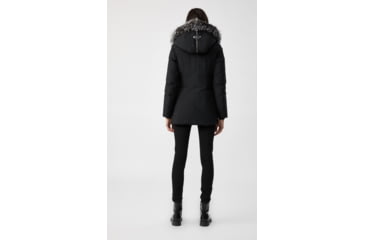 Image of Mackage Akiva Waterproof Down Coat w/ Fur Hood, Black / Silverfox Fur, Extra Small, Akiva-XR-Black/Silver-XS