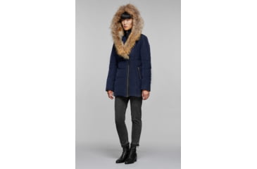 Image of Mackage Akiva Waterproof Down Coat w/ Fur Hood, Navy / Natural Fur, Extra Large, Akiva-R-Navy-XL