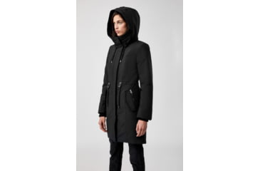 Image of Mackage Beckah Down Parka - Womens, Black, Small, Beckah-R-Black-S