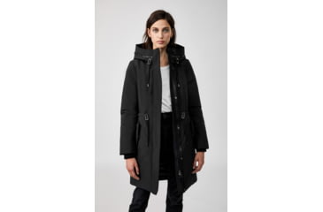 Image of Mackage Beckah Down Parka - Womens, Black, Small, Beckah-R-Black-S