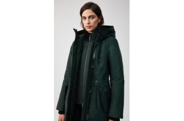 Image of Mackage Beckah Down Parka - Womens, Green, Medium, Beckah-R-Green-M