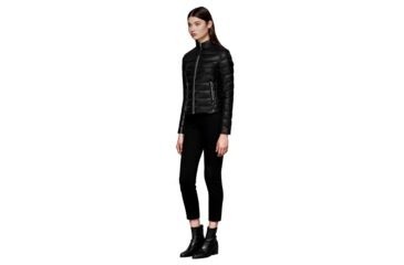Image of Mackage Cindee Quilted Lightweight Down Jacket With Zippered Pockets - Womens, Black, Medium, CINDEE-BLACK-M