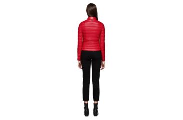 Image of Mackage Cindee Quilted Lightweight Down Jacket With Zippered Pockets - Womens, Red, Extra Small, CINDEE-RED-XS