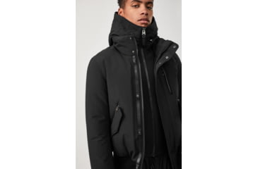 Image of Mackage Dixon Down Bomber Jacket - Mens, Black, 46, Dixon-NF-Black-46