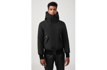 Image of Mackage Dixon Down Bomber Jacket - Mens, Black, 46, Dixon-NF-Black-46